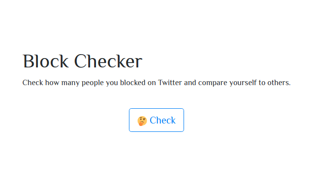 Block Checker screenshot