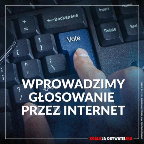 ? Chcemy, żeby jak najwięcej Obywateli mogło wziąć udział w wyborach i referendach. Głosowanie elektroniczne to już standard w zachodnich demokracjach. Czas i na Polskę! #KoalicjaObywatelska #SzóstkaSchetyny